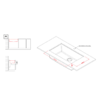 Elleci-Lavello-Quadra-130-Sottotop-Incasso-1-vasca-76x44--Keratek-Bianco-White-Assoluto-LKQ13096BSO