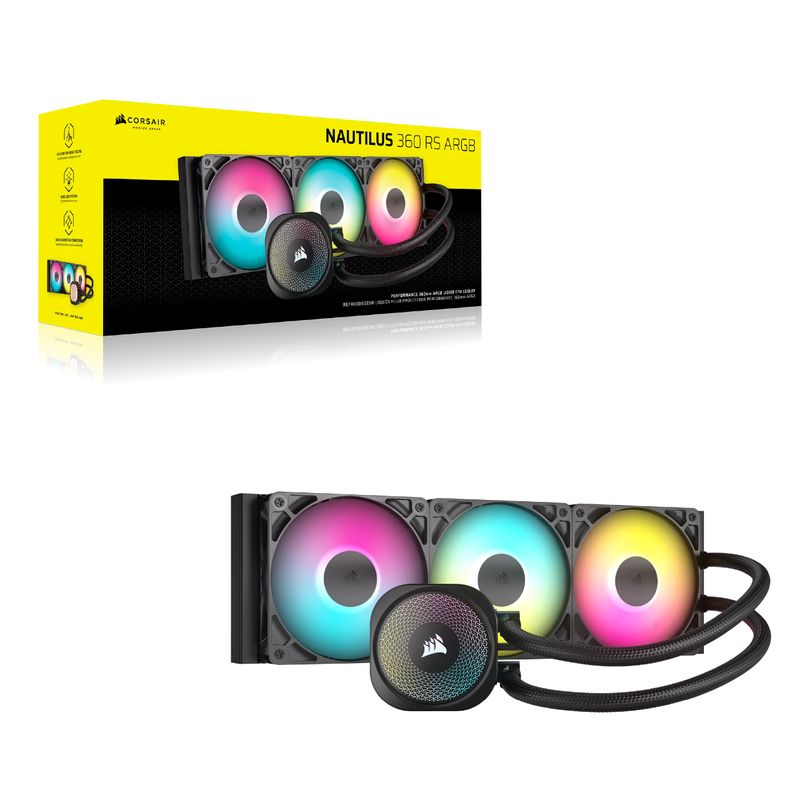 CORSAIR-NAUTILUS-360-RS-ARGB---Raffreddatore-CPU-AIO-360mm
