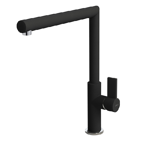 Elleci Rubinetto Miscelatore Cucina Ares Keratek Nero Assoluto MKKARE86