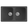 Elleci-Lavello-Incasso-2-vasche-86x50-Master-450-Granitek-Antracite-LGM45059