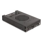 DeLOCK 3.5? Wechselrahmen fÃ¼r 2 x M.2 NVMe SSD mit Slim SAS SFF-8654 Anschluss (47117)