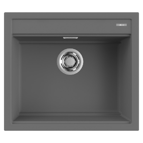 Elleci-Lavello-Incasso-1-vasca-57x51-Best-105-Keratek-Grigio-Dark-Grey-LKB10599