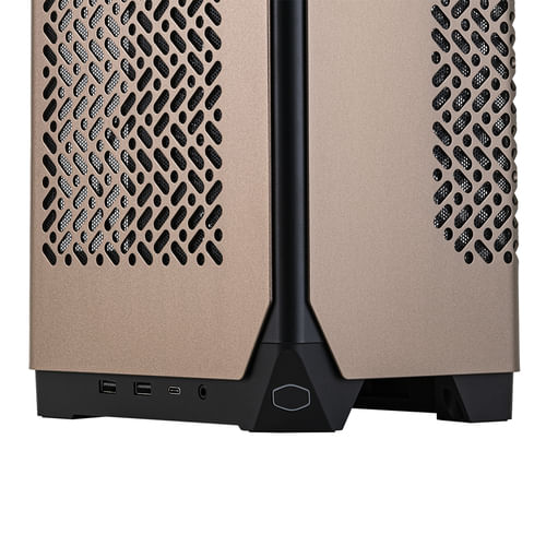 Cooler-Master-NCORE-100-MAX-Mini-ITX-SFF-Tower-Case-Bronzo---Dissipatore-AIO-Personalizzato-PSU-ATX-3.0-SFX-Gold-da-850-W-Pannelli-in-Alluminio-Cavo-Riser-PCIe-4.0-e-Staffa-GPU-Verticale---Spina-UE