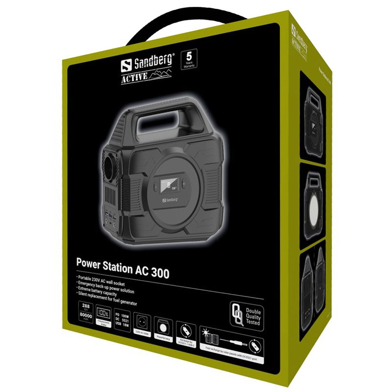 Sandberg-420-84-stazione-di-alimentazione-portatile-80000-mAh-300-W-326-kg--Power-Station-AC-300---Warranty--60M-