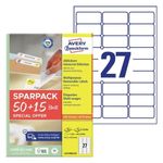 Avery-Zweckform L4737REV-65 Universal-Etiketten 63.5 x 29