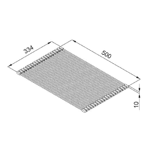 Elleci-Rollmat-Drainer-Flex-500-Materiale-Silicone-Nero---ARS023BK