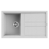Elleci-Lavello-Incasso-1-vasca-86x51-Best-400-Granitek-Grigio-Aluminium-LMB40079