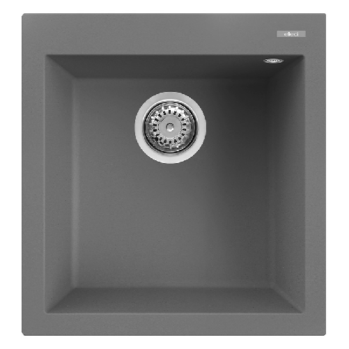 Elleci-Lavello-Incasso-1-vasca-47x50-Quadra-102-Keratek-Grigio-Dark-Grey-LKQ10299