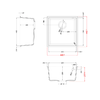 Elleci-Lavello-Incasso-1-vasca-44x44-Quadra-102-Sottotop-Granitek-Bianco-Antico-LGQ10262BSO
