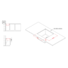 Elleci-Lavello-Incasso-1-vasca-44x44-Quadra-102-Sottotop-Granitek-Bianco-Antico-LGQ10262BSO