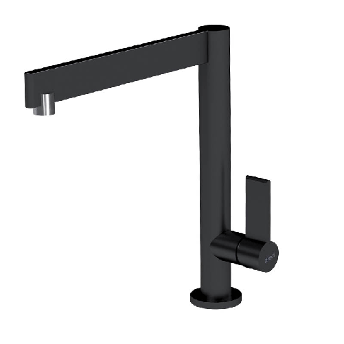 Elleci-Rubinetto-Miscelatore-Cucina-Tema-Keratek-Black-Nero-Assoluto-MKKTEM86