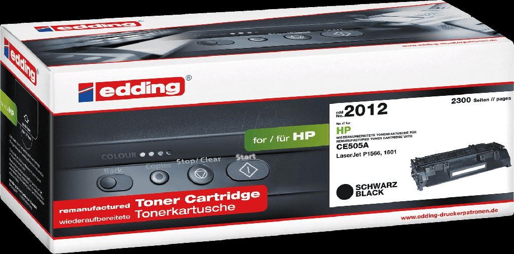 Edding toner edding EDD-2012 nero compatibile con HP 05A; Canon 719(CE505A; 3479B002AA)