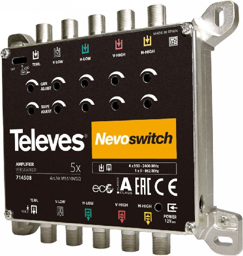 Televes Teles 714508 Distribuzione satellitare 5 Immettere 5 uscite (714508)