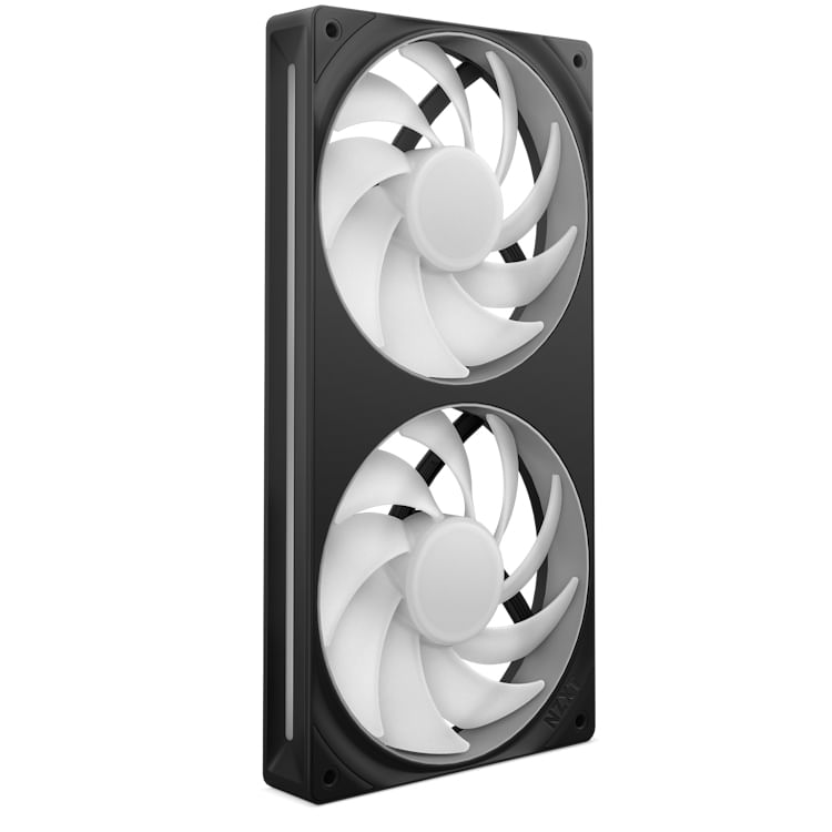NZXT-RF-U24HF-B1-sistema-di-raffreddamento-per-computer-Case-per-computer-Ventilatore-Nero--NZXT-F240-RGB-Core240mm-Unib