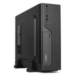 Nox Lite 070 Slim Torre Micro Atx Torre ITX con fonte di cibo da 500 W - HDD 2.5 3.5 - USB 3.0 - Black