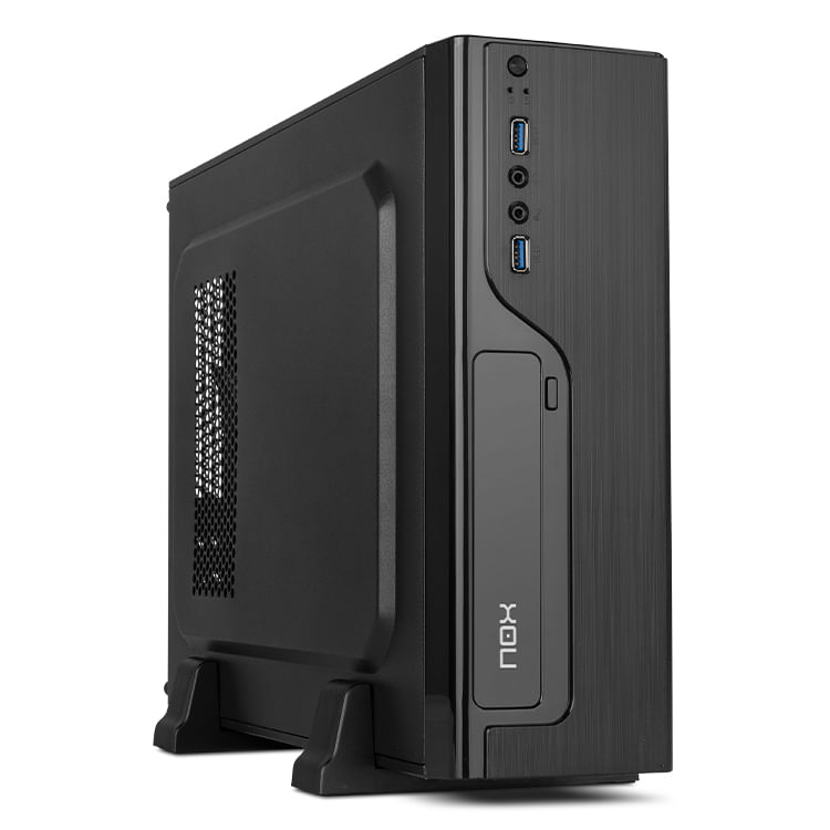 Nox-Lite-070-Slim-Torre-Micro-Atx-Torre-ITX-con-fonte-di-cibo-da-500-W---HDD-2.5-3.5---USB-3.0---Black