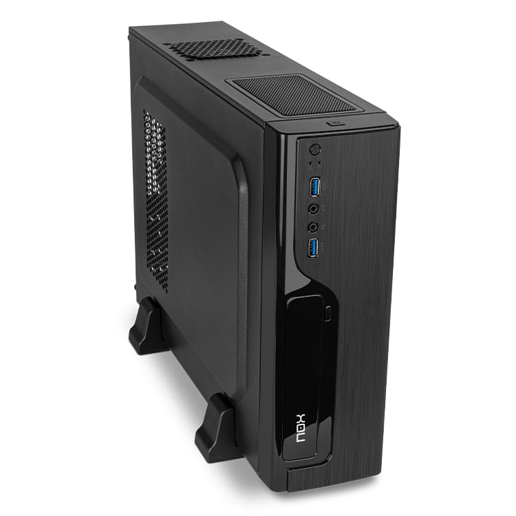 Nox-Lite-070-Slim-Torre-Micro-Atx-Torre-ITX-con-fonte-di-cibo-da-500-W---HDD-2.5-3.5---USB-3.0---Black