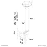 Neomounts-by-Newstar-Supporto-da-soffitto-per-schermi-LCD-LED-TFT