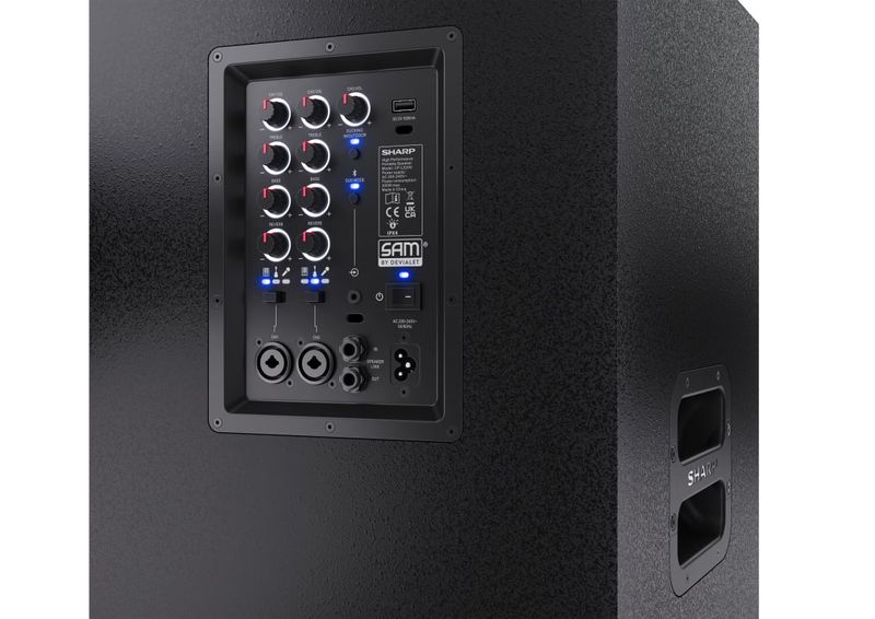 Sharp-SumoBox-Pro-CP-LS200-2.0-canali-HA A¸jttaler-sorta