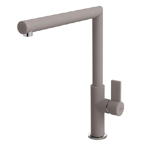 Elleci-Rubinetto-Miscelatore-Cucina-Ares-Granitek-Grigio-Tortora-MGKARE43