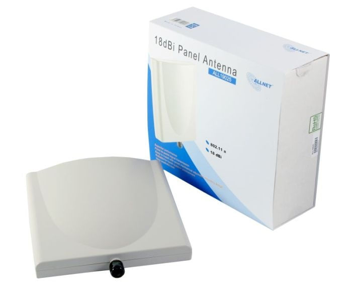 5.0-5.2-5.6-58Ghz-Directional-Panel-Antenne-18dbi-GewinnFrequenz--4900-5875-MhzAbstrahlwinkel--H18-V18-Grad-Anschluss-