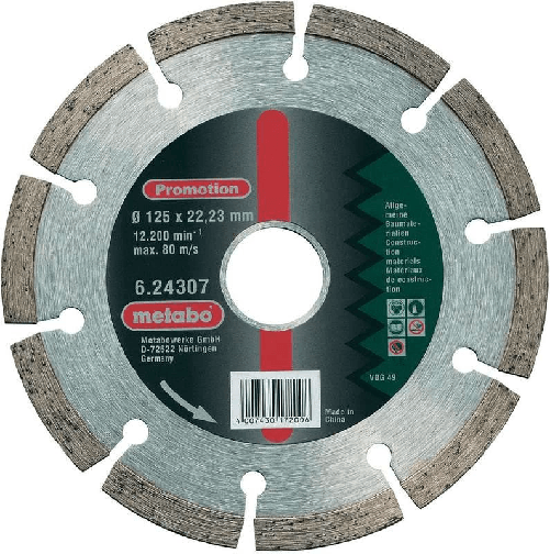 Metabo-624307000-Disco-da-taglio-diamantato-Promozione-125x2223-mt
