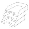 LEITZ-Vaschetta-portacorrispondenza-in-A4-rosso-Leitz-Recycle