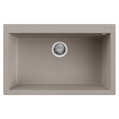 Elleci-Lavello-Incasso-1-vasca-79x50-Quadra-130-Granitek-Grigio-Tortora-LGQ13043