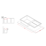 Elleci-Lavello-Incasso-1-vasca-100x50-Unico-480-Granitek-Bianco-LGU48068