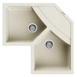 Elleci-Lavello-Angolare-da-incasso-Unico-Corner-Granitek-Bianco-Antico-LGUCOR62