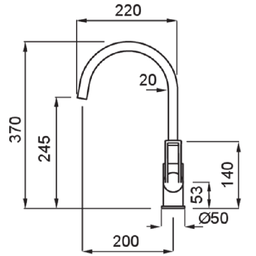 Elleci-Rubinetto-Miscelatore-Cucina-Bridge-Granitek-Avena-MGKBRI51