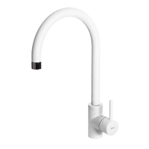 Elleci-Rubinetto-Miscelatore-Cucina-Cloud-Keratek-White-Bianco-Assoluto-MKKCLO96