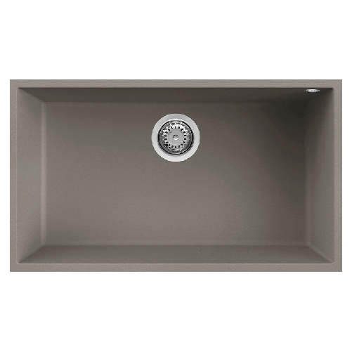 Elleci-Lavello-Incasso-1-vasca-76x44-Quadra-130-Sottotop-Keratek-Grigio-Dove-Grey-LKQ13093BSO