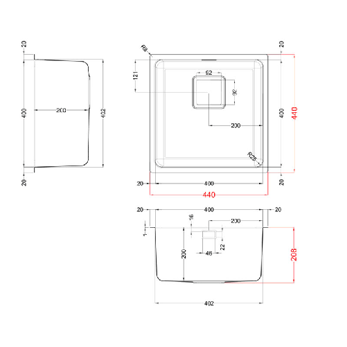 Elleci-Lavello-Incasso-1-vasca-44x44-W-Square-400-Satinata-Inox-LIW400SACMU