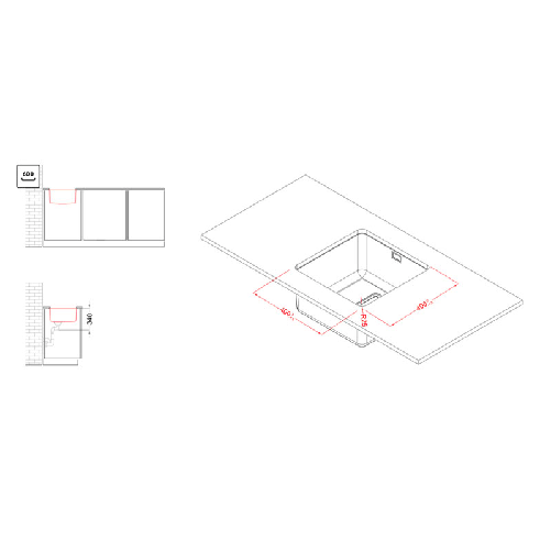 Elleci-Lavello-Incasso-1-vasca-44x44-W-Square-400-Satinata-Inox-LIW400SACMU