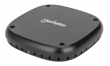 Manhattan 102346 Caricabatterie per dispositivi mobili Universale Nero AC Carica wireless Ricarica rapida Interno