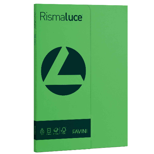 Favini Rismaluce carta inkjet A4 (210x297 mm) 100 fogli Verde