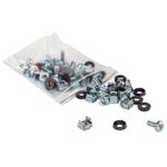Intellinet 713658 porta accessori Confezione di dadi in gabbia (Cage Nut Set [100 Pack], M6 Nuts, Bolts and Washers, Sui