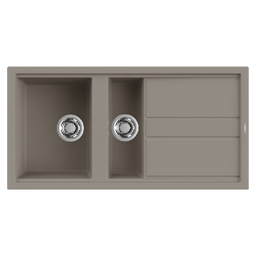 Elleci-Lavello-da-incasso-Best-475-Keratek-Grigio-Dove-Grey-LKB47593
