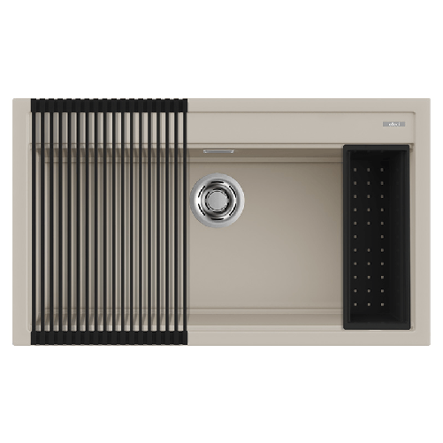 Elleci-Lavello-Incasso-1-vasca-86x51-Best-360-Bundle-Keratek-Champagne-LKB36095K2