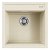 Elleci-Lavello-Incasso-1-vasca-51x51-Best-104-Granitek-Bianco-Antico-LGB10462