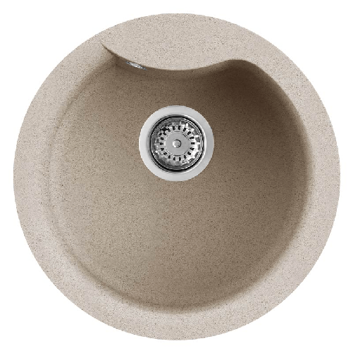 Elleci-Lavello-Tondo-da-incasso-Ego-ROUND-Granitek-Avena-LGEROU51