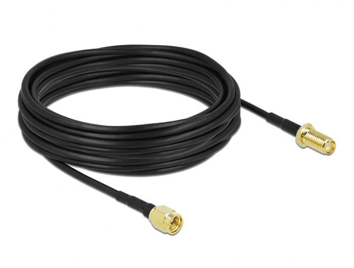 Delock ÃÂ¢Ã¢âÂ¬ÃÂ¢ AnschlÃ Â¼sse: 1 x SMA Stecker > 1 x SMA Buchse ÃÂ¢Ã¢âÂ¬ÃÂ¢ Impedanz: 50 Ohm ÃÂ¢Ã¢âÂ¬ÃÂ¢