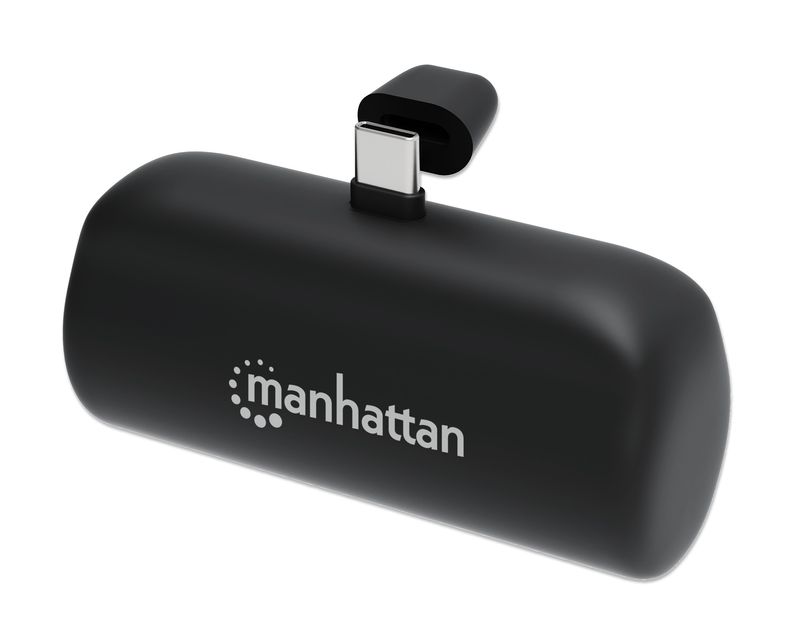 Manhattan-102612-batteria-portatile-Ioni-di-Litio-5000-mAh-Nero