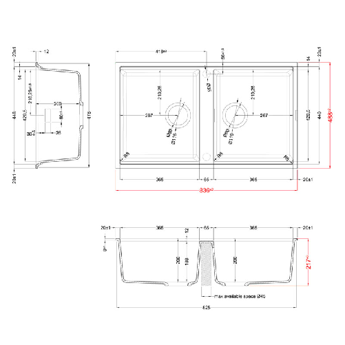 Elleci-Lavello-Incasso-2-vasche-836x488-Best-450-Sottotop-Granitek-Grigio-Tortora-LGB45043BSO