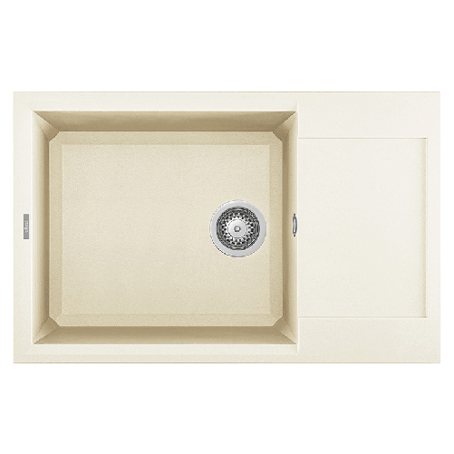 Elleci-Lavello-Incasso-1-vasca-78x50-Easy-310-Granitek-Bianco-Antico-LGY31062