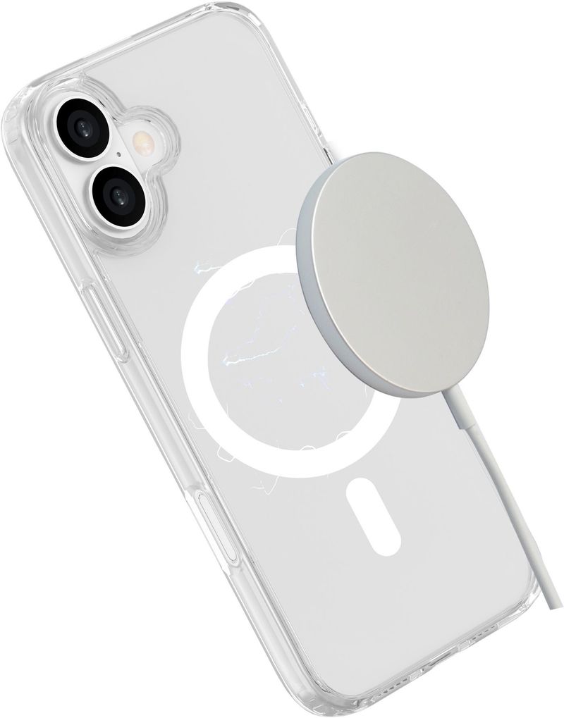 eSTUFF-ES67141050-custodia-per-cellulare-155-cm-6.1-Cover-Trasparente--Cover-for-INFINITE-GRS-OSLO-iPhone-16---Clear-Mag