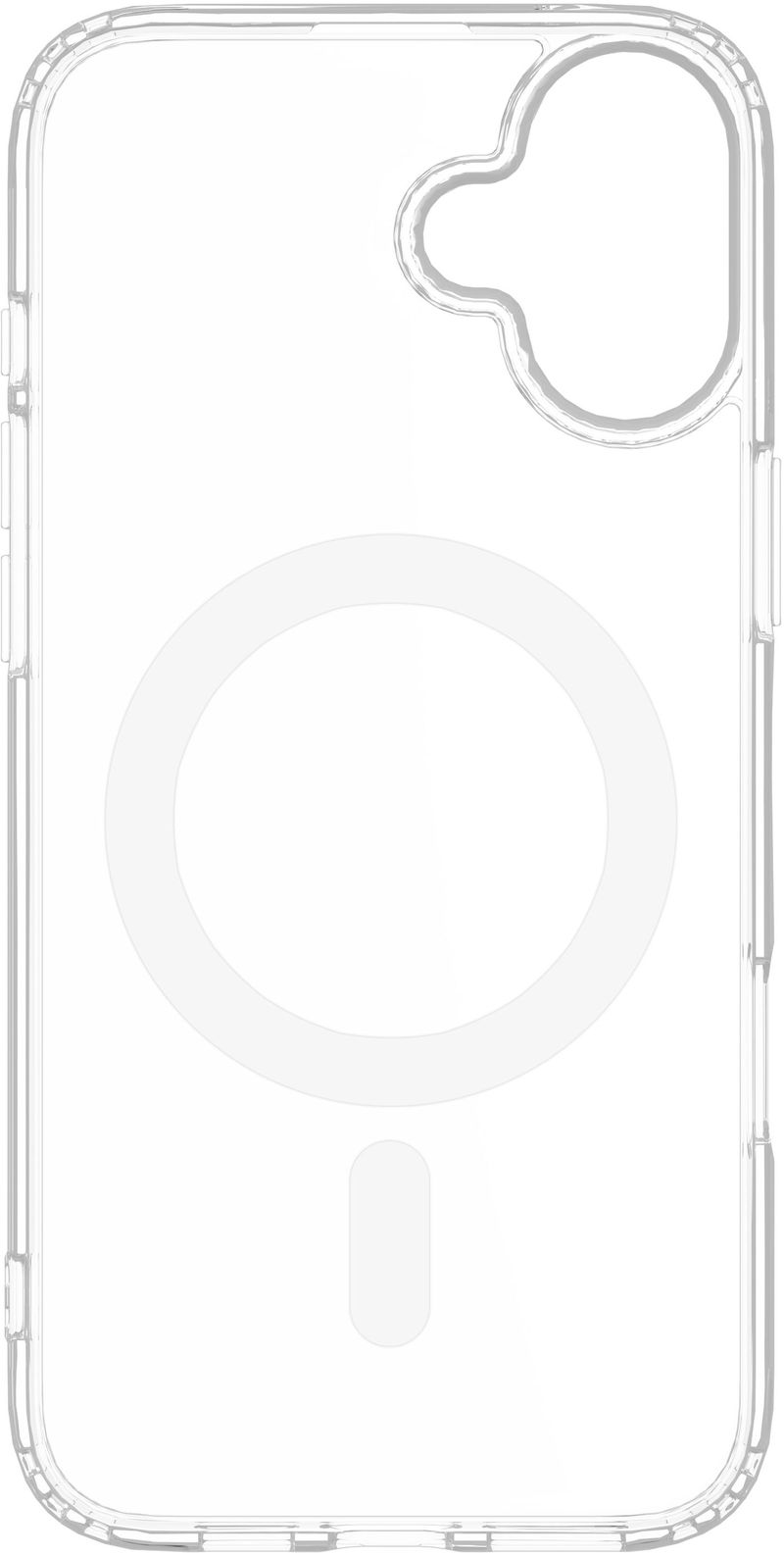 eSTUFF-ES67141050-custodia-per-cellulare-155-cm-6.1-Cover-Trasparente--Cover-for-INFINITE-GRS-OSLO-iPhone-16---Clear-Mag