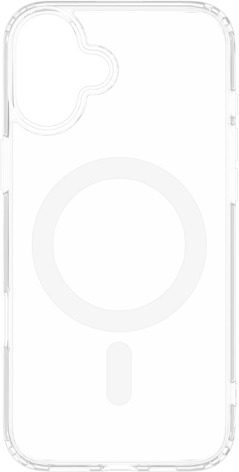 eSTUFF-ES67141050-custodia-per-cellulare-155-cm-6.1-Cover-Trasparente--Cover-for-INFINITE-GRS-OSLO-iPhone-16---Clear-Mag