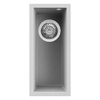 Elleci-Lavello-Incasso-1-vasca-20x44-Quadra-50-Sottotop-Granitek-Grigio-Aluminium-LMQ05079BSO